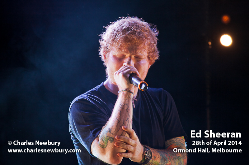 Ed Sheeran - Ormond Hall, Melbourne | 28th of April 2014
