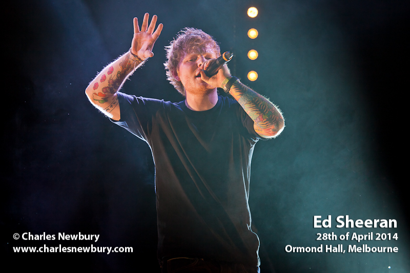 Ed Sheeran - Ormond Hall, Melbourne | 28th of April 2014