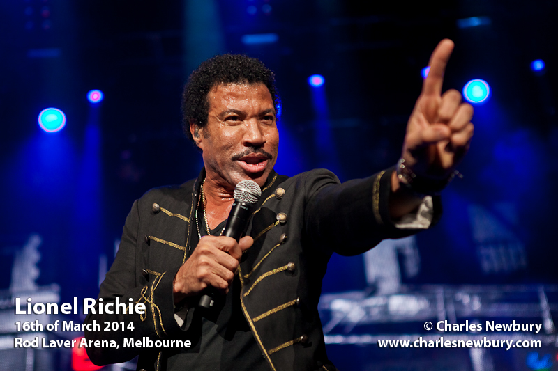 Lionel Richie - Rod Laver Arena, Melbourne | 16th of March 2014